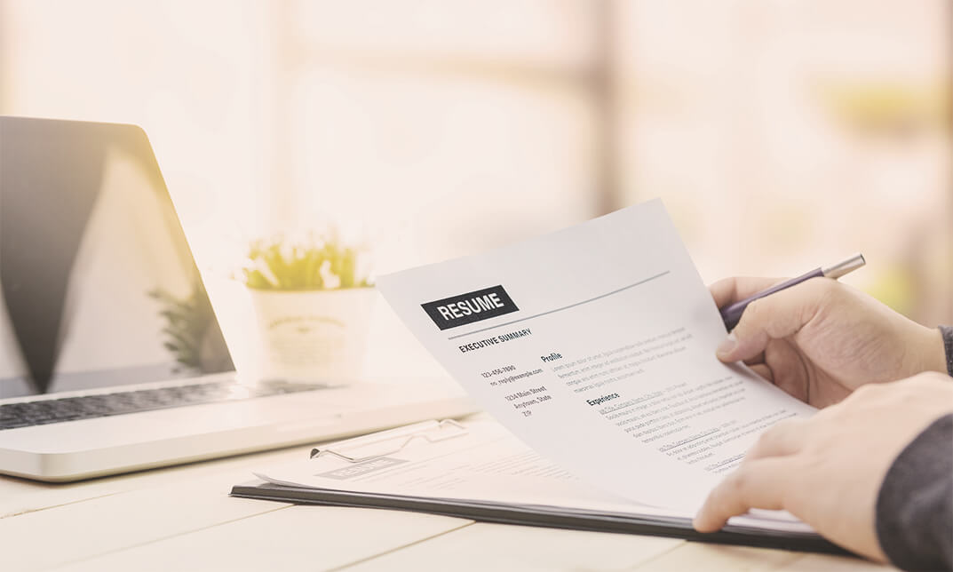 إعداد السيرة الذاتية